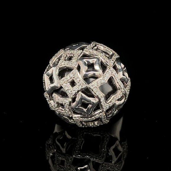 David Yurman Quatrefoil Diamond Ring - Picture 2 of 6